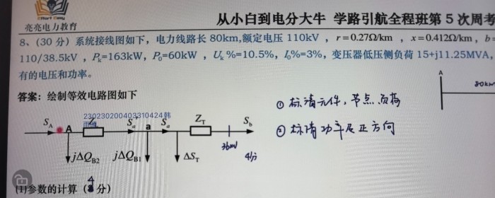 同点电压和功率的潮流计算