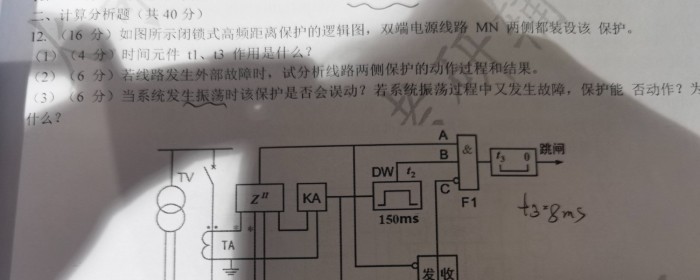 闭锁式高频距离保护